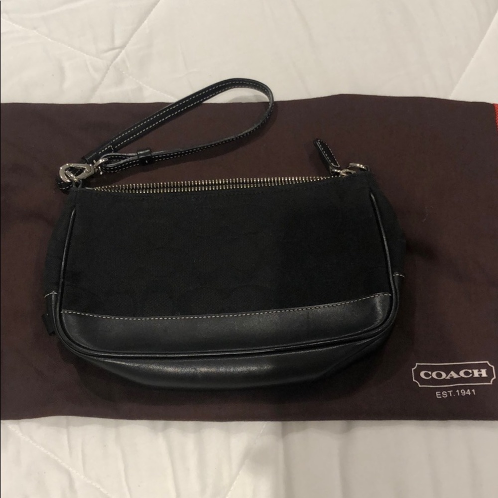 Small black coach bag